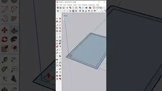 Smart Offset In SketchUp 🤗 #shorts #sketchup #3dmodeling #cad #3d #designgorhythm