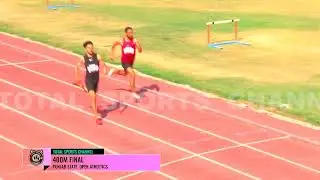 400m Men Final  JAGMEET SINGH at Punjab State Open Athletics Championship 2023 , War Hero Stadium