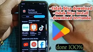 Cara mengatasi google play store tidak bisa mendownload