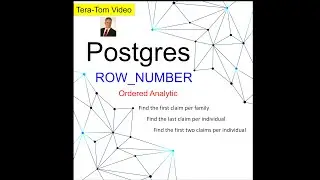 Postgres ROW_NUMBER Analytic