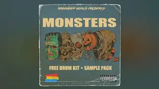 MONSTERS FREE VINTAGE SAMPLE PACK + DRUM KIT (Trap, Rap, Hip-Hop)