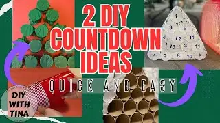 2 DIY countdown ideas on a budget | DIY Punch cup ideas