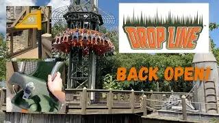 Drop Line has Reopened! What Has Changed? (Dollywood Funtime Skyfall)