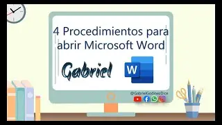 4 Procedimientos para Abrir Microsoft Word