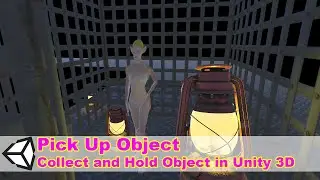 Unity3D Pick Up Object Character Collect and Hold Object Tools. Intro To Unity3D Lesson09