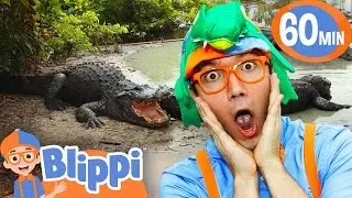 Blippi's Spooky Alligator Trick-or-Treat Adventure! 🍬🐊 - Blippi | Educational Videos for Kids