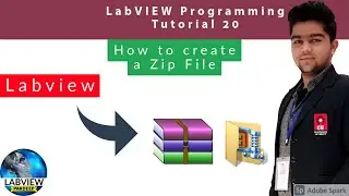 Labview | Tutorial 20 How to create a Zip File in labview | LabVIEW Programming