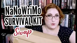 NaNoWriMo Survival Kit Swap UNBOXING! | + do I have a candle problem? And a cat cameo (kind of)