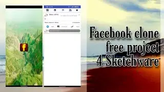 Facebook clone free project restoring | create Facebook app in sketchware