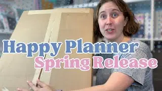 Happy Planner Spring Release 2024 Unboxing! Planners, Stickers and Accessories!