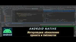 Android Native. Интерлюдия – Обновление проекта и библиотек