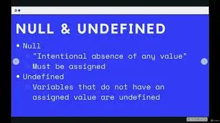 How to Model Data Efficiency: Null & Undefined --The Modern JavaScript Bootcamp