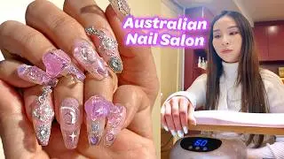 Getting My Nails Done At A Top Nail Salon 🇦🇺 💅🏻 | TINA YONG