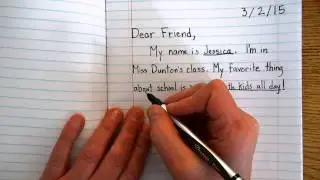 How to write a Friendly Letter