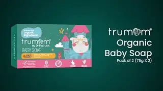 Trumom Baby Soap with ORGANIC Formula Australian Made Safe Certified, Toxins & Harmful Chemical Free