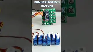 6 Channel Servo Motor Tester #arduino #robotics