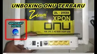 Review ONU XPON Zimm LINK SUDAH BERIZIN POSTEL! | ZL-2113X
