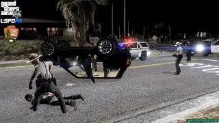 GTA V - LSPDFR 0.4.9🚔 - NPS - Park Ranger - Dangerous Driving | Illegal Hunting - 4K