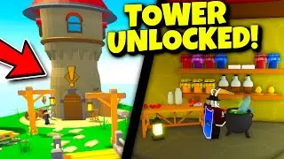 I Unlocked The SECRET GUILD TOWER! Farmstead Roblox