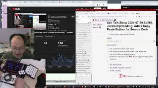 Xah Talk Show Ep568, JavaScript Coding, Add a Copy Paste Button for Source Code