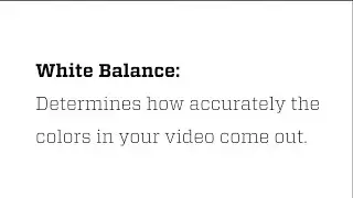 What is White Balance?