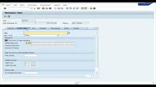 User copy in SAP