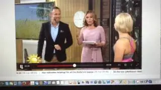 BarreConcept workout features on breakfast TV4 in Sweden