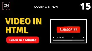 Learn HTML video in 1 minute | Coding Ninja