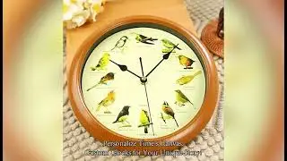 Unlock the Magic of  Birdsong Timepiece