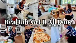 New Fall 2024 REAL MOM LIFE GET IT ALL DONE! Clean with me HomeMaking / cooking Cleaning Motivation