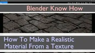 How to make a realistic material from a texture (mapping) in blender 2.79