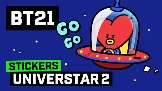 [BT21] Animated Stickers - UNIVERSTAR #2