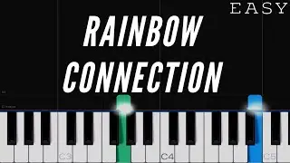 Rainbow Connection - Kermit The Frog (The Muppets) | EASY Piano Tutorial