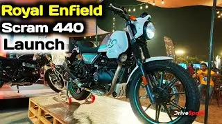 2024 Royal Enfield scram 440 Debuts 💫 6 speed Gearbox| more power& Torque!