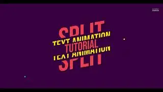 Split Text Animation Tutorial in After Effects - After Effects Tutorial - 100% Free Template