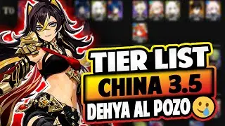 POBRE DEHYA... DIRECTA AL POZO 😅 Tier List China 3.5 | Genshin Impact Español