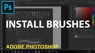 How to download and install brushes in photoshop