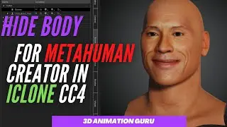 Hide Body in Character Creator to import in Unreal engine 5 for Metahuman Creator