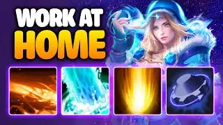 Broken Combo Work At Home Sun Strike + Rearm | Dota 2 Ability Draft