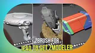 ZModeler Coming to ZBrush for iPad this April! | Latest News & Updates!