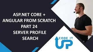 BUILDING an APP with ASP.NET Core 5 & Angular 9 - Part 24 - Server Profile Search