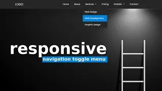 Fully Responsive Website Header with Responsive Navigation bar and Toggle using HTML CSS JS