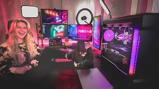 GAMING SETUP / OFFICE TOUR 2023 ❤️ | NoisyButters