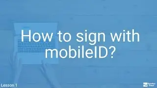 How to sign with mobileID?