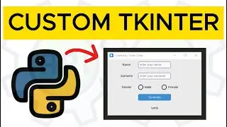 How To Create Form? - Python Customtkinter Desktop App