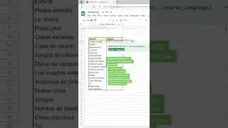 Translate text to another language using Google Sheet’s GOOGLEFINANCE function. 🌎 #shorts #sheets