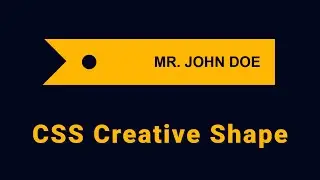 CSS Creative Shape Design | CSS Tips | CSS Tricks #csstricks #css #DeveloperHub