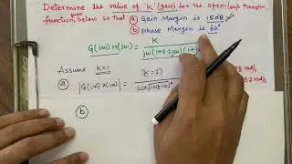 Calculating gain(K) for given gain or phase margin using calculator only without bode plot