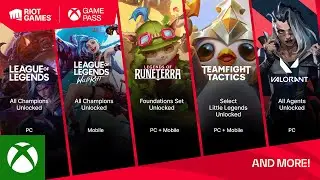 Riot Games available with Xbox Game Pass - Xbox & Bethesda Games Showcase 2022