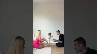 Первые шаги Стеши🥹😍 